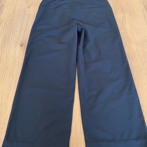 Lululemon Women’s 5 Pocket Wide-Leg Cropped Pants Stretch Black Size 27 x 24.5 - Picture 6 of 14